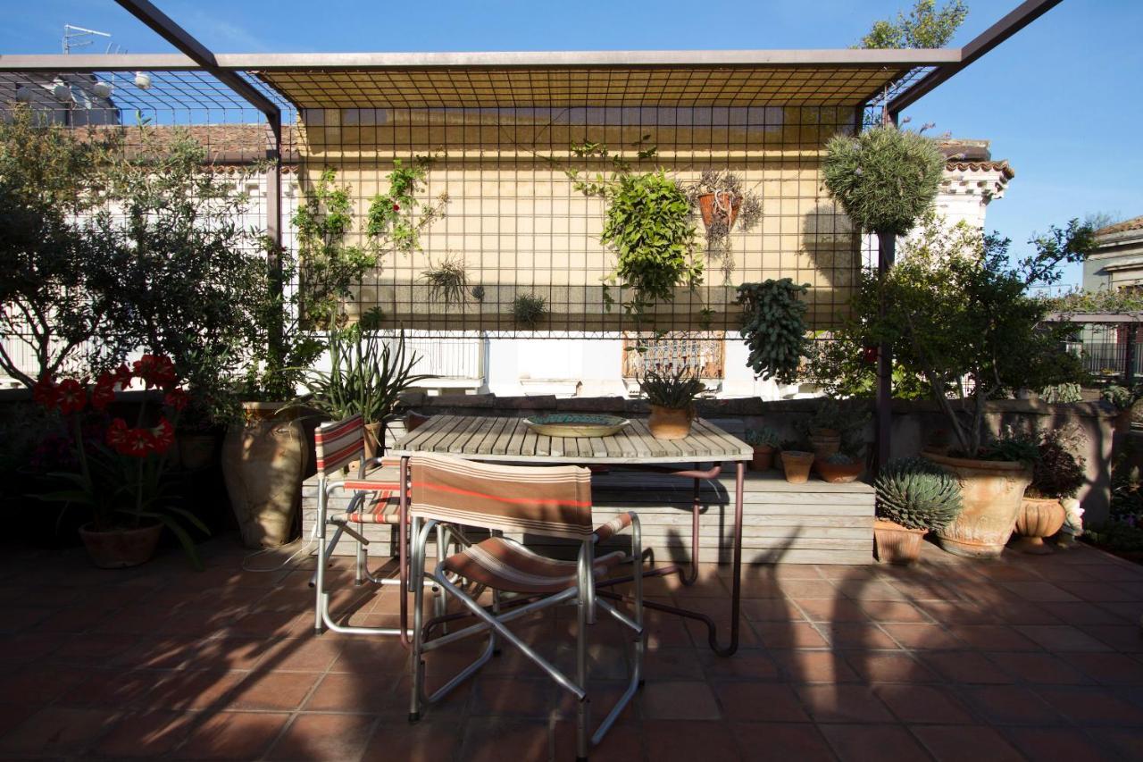 Tre Vie Apartment Con Terrazzo Giardino Pensile Katanya Dış mekan fotoğraf