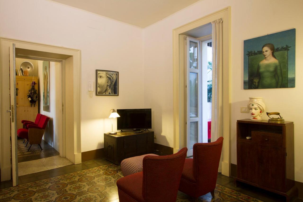 Tre Vie Apartment Con Terrazzo Giardino Pensile Katanya Dış mekan fotoğraf