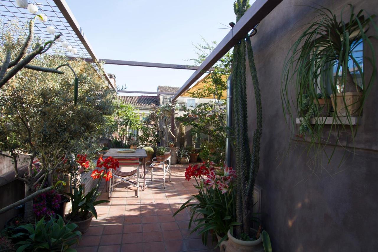 Tre Vie Apartment Con Terrazzo Giardino Pensile Katanya Dış mekan fotoğraf