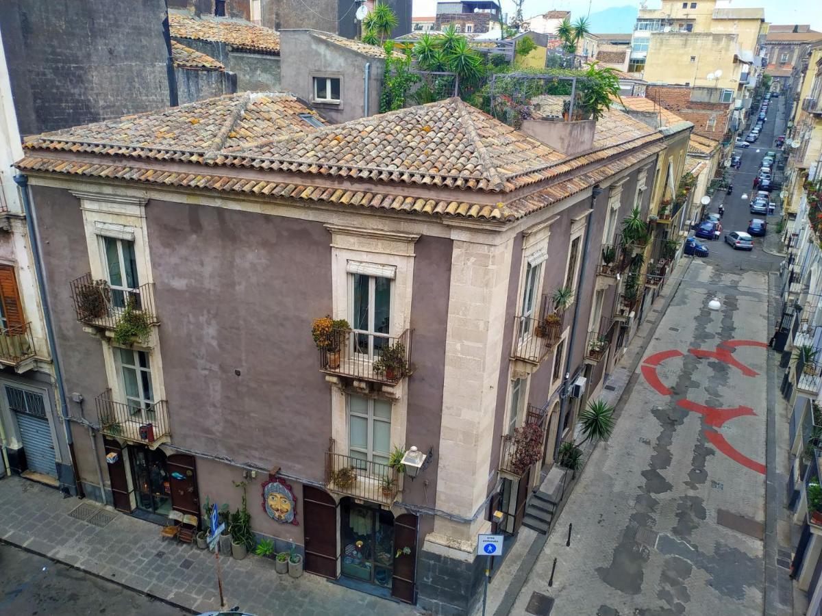 Tre Vie Apartment Con Terrazzo Giardino Pensile Katanya Dış mekan fotoğraf