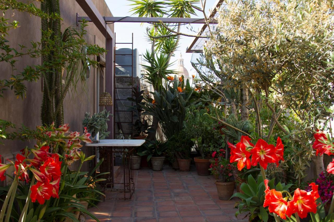 Tre Vie Apartment Con Terrazzo Giardino Pensile Katanya Dış mekan fotoğraf