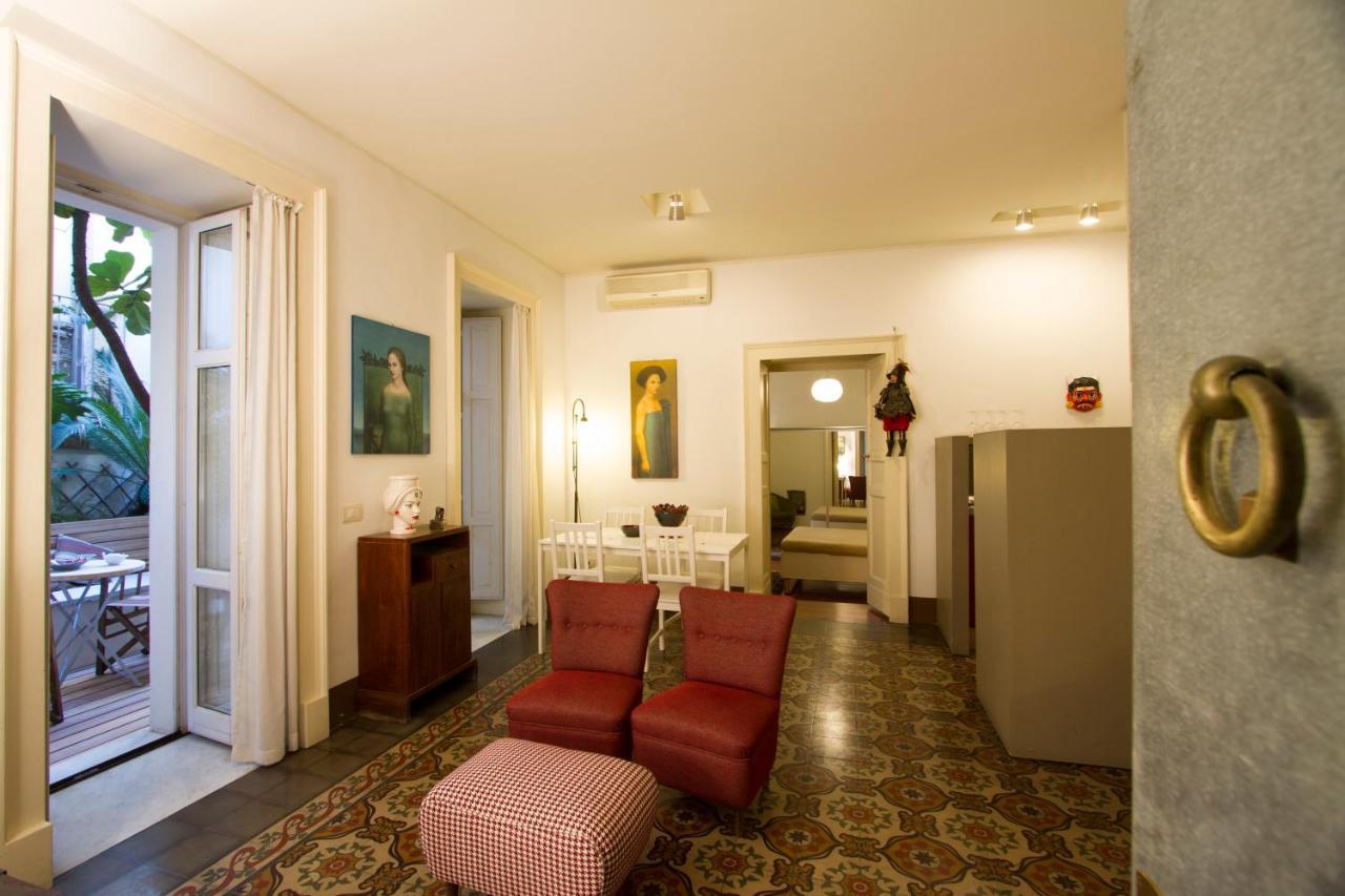 Tre Vie Apartment Con Terrazzo Giardino Pensile Katanya Dış mekan fotoğraf