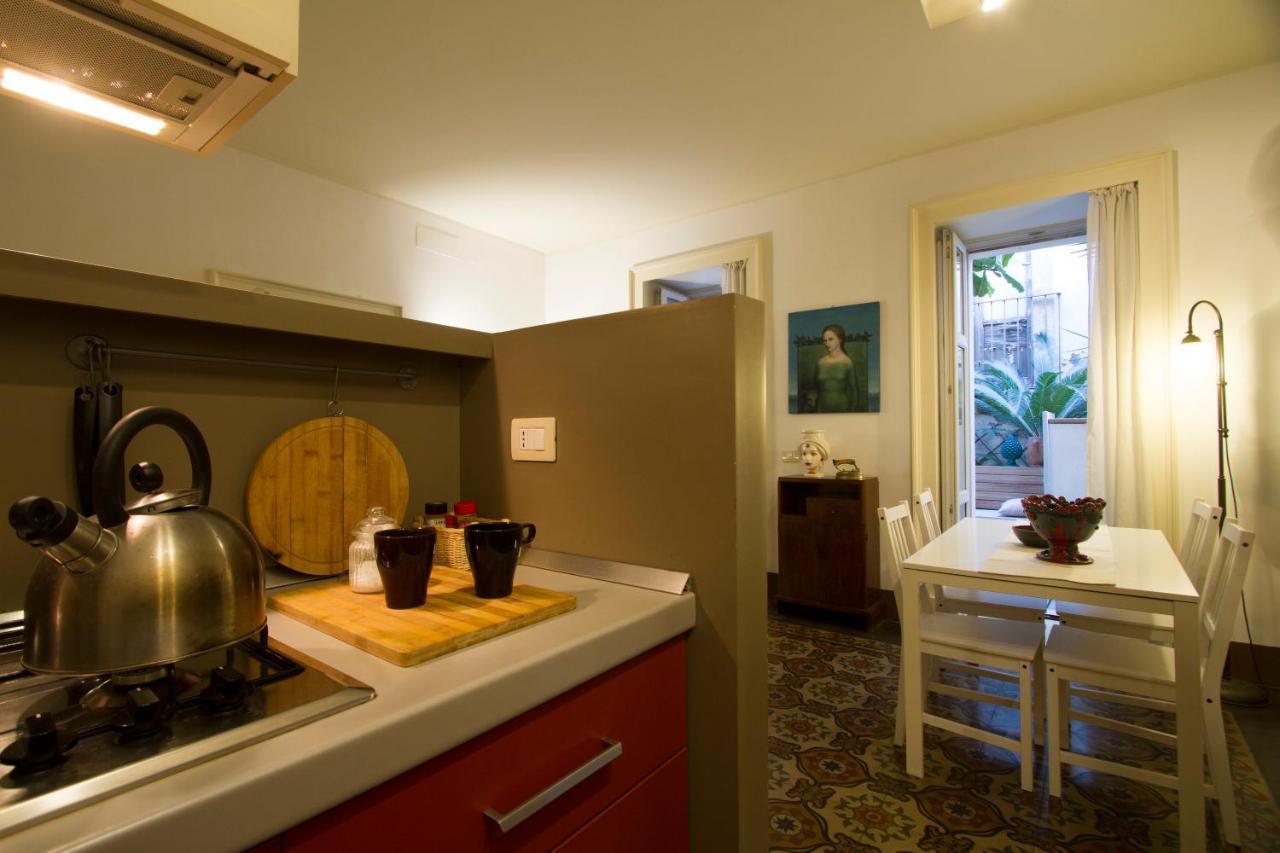Tre Vie Apartment Con Terrazzo Giardino Pensile Katanya Dış mekan fotoğraf
