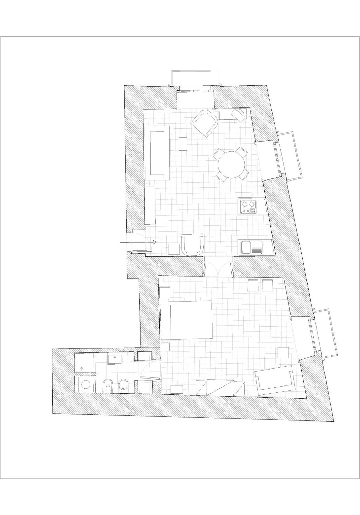 Tre Vie Apartment Con Terrazzo Giardino Pensile Katanya Dış mekan fotoğraf
