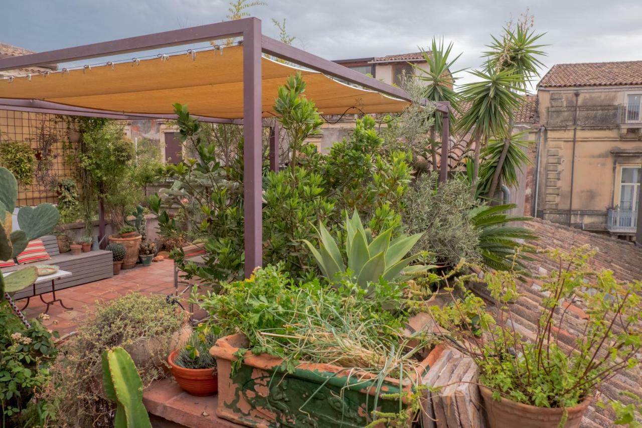 Tre Vie Apartment Con Terrazzo Giardino Pensile Katanya Dış mekan fotoğraf